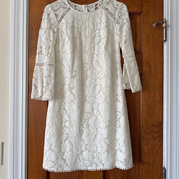 Vince Camuto ivory lace dress size 0 - Picture 2 of 6